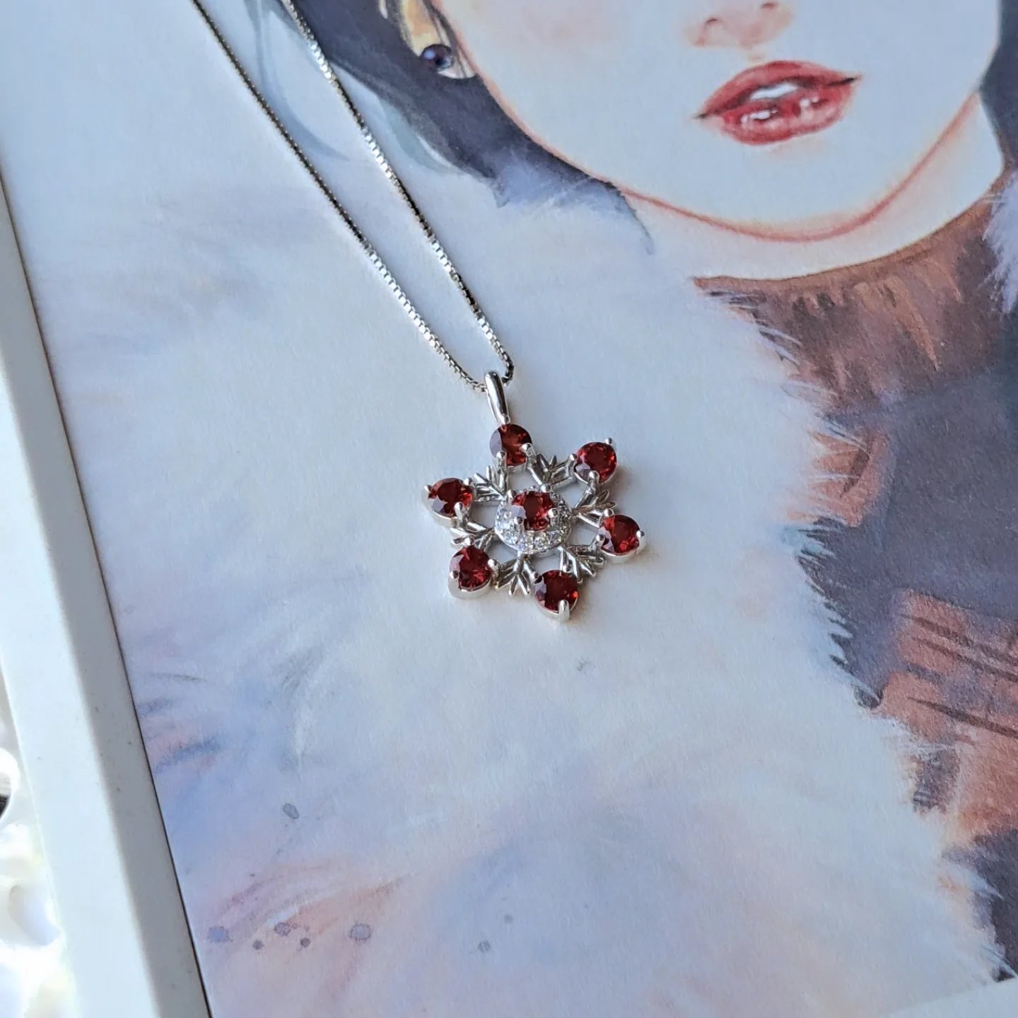 雪花紅石榴 縮圖